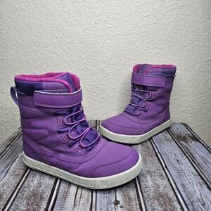 Merrell Snow storm waterproof purple and pink Kids boots Size 3M